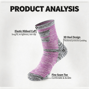 Mid-calf Running Sports <b>Socks</b> Thickened Skiing <b>Socks</b> Outdoor Sweat-absorbing Mountaineering <b>Socks</b> for Both Men and <b>Women</b> - Product Image 3