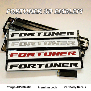 สติกเกอร์ตัวอักษร FORTUNER แบบ 3 มิติ ABS คุณภาพสูง หนา 0.5 มิล ยี่ห้อ XTX รับประกัน 1 ปี สำหรับติดกระจังหน้า ฝากระโปรงหน้า ฝากระโปรงท้ายรถยนต์ - Product Image 2