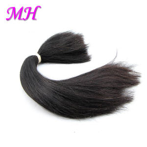 Cabello Artificial Largo y Liso para <span class=keywords><strong>Muñecas</strong></span>, Doble Trama, Procesado con Ácido, Fibra de Alta Temperatura No Inflamable, Súper Calidad - Product Image 4