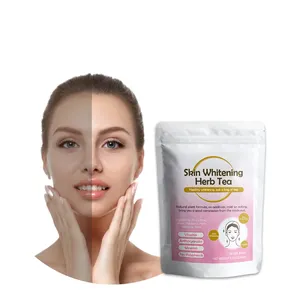 Private label herbal tea custom for skin whitening tea apple flower blend skin glow whitening tea