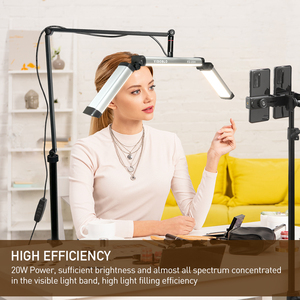 Vente chaude FZ-20H 20w Pliable lune remplir <span class=keywords><strong>lumière</strong></span> LED lampe tatouage et cils lampe cils <span class=keywords><strong>lumière</strong></span> extensions lampe Maquilleur - Product Image 4
