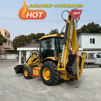 Tracteur miniature JCB 4CX Eco 3CX 4DX 3CX d'occasion avec chargeur frontal et pelle rétroexcavatrice JCB 1cx 3cx 4cx 4x4