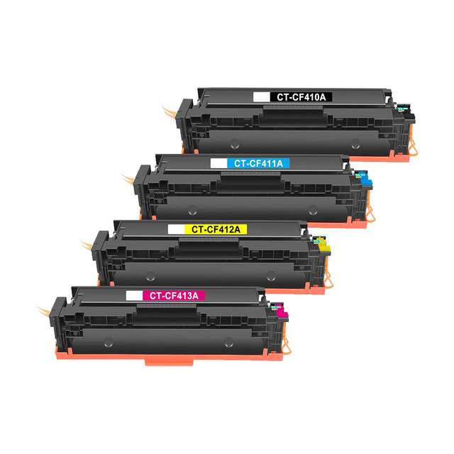 IBEST Compatible HP 410A CF410A CF411A CF412A CF413A Toner Cartridge Compatible for HP Color LaserJet Pro M452dw 452dn 452nw