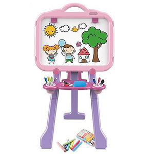 Papan Lukis Multifungsi Berkualitas Tinggi, Papan Lukis Berdiri Dua Sisi, Mainan Papan Easel Anak - Product Image 2