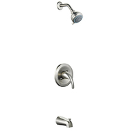 Ensemble de douche mural dissimulé couleur bronze