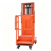 Chariot de manutention semi-électrique pour allées étroites, capacité de charge 200 kg, hauteur de levage 2,7-4,5 m, certifié CE