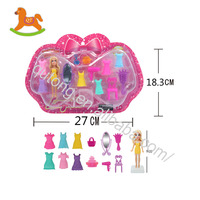Ensemble de poupées non assemblées, poupée en plastique personnalisable, poupée de mode en PVC de 3,5 pouces dans une boîte blister pour filles