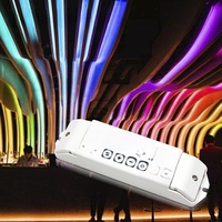 Controlador LED Profesional de 6 Canales de Alta Corriente con Modos DIY Programables y Concentrador de Atenuación Multicanal