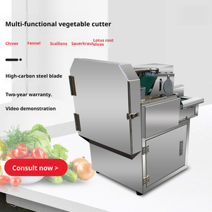 Stainless Steel <b>Vegetable</b> <b>Cutter</b> Slicer Dicer Food Cutting Machine for Commercial Catering Processing - Product Image 1