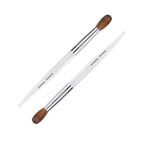 White Handle Acrylic <b>Nail</b> Brush Classic Design Custom Sizes for Acrylic Powder <b>Nail</b> <b>Extension</b> - Product Image 1