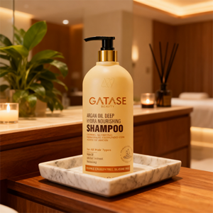 Gatase 1000ml Shampooing hydratant nourrissant <span class=keywords><strong>pour</strong></span> femmes à l'huile d'argan de luxe naturelle et biologique sans sulfate <span class=keywords><strong>pour</strong></span> le soin des <span class=keywords><strong>cheveux</strong></span> bouclés - Product Image 1