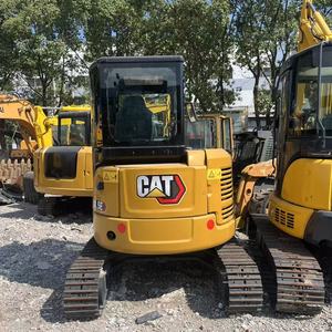 รถขุดขนาดเล็ก CAT 303.5E สีเหลือง แบบตีนตะขาบ เครื่องจักรก่อสร้างมือสอง - Product Image 4