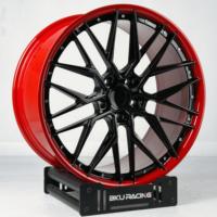 Jantes forgées BKU 5x120.65 2 pièces 19 20 21 pouces Jantes en alliage noir pour Chevrolet Corvette C6 C5 C7 C8 C4 ZR1 Z06