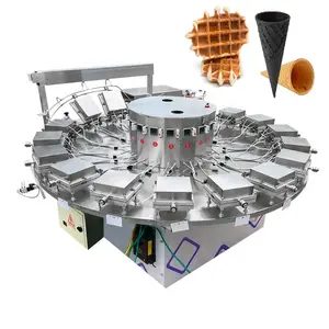 automatic egg roll waffle cone making machine ice cream waffle cone maker for sale