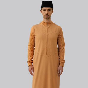 Raya 2025 Moden Jubah <b>Women</b> Casual Autumn Pleated Hooded Ironless Kain Sejuk Regular Fit <b>S</b>-5XL Malaysia Ready Stock B2B Deal - Product Image 4