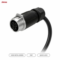 Connecteur circulaire étanche MJ20 20A à verrouillage rapide, prise mâle-femelle pour transmission de signal et d'alimentation industrielle