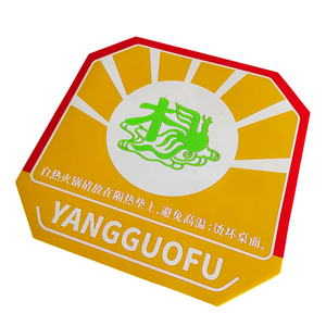Custom Logo Square Classic Design Silicone <b>Heat</b> <b>Resistant</b> Non Slip Anti-Scald <b>Table</b> <b>Protector</b> Pad for Kitchen Dining OEM ODM - Product Image 3