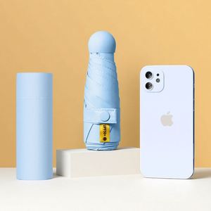 Capsule Shaped Custom Printed Business Gifts Foldable Fully-Automatic UV Protection Rainproof <b>Windproof</b> <b>Umbrella</b> for Wholesale - Product Image 5