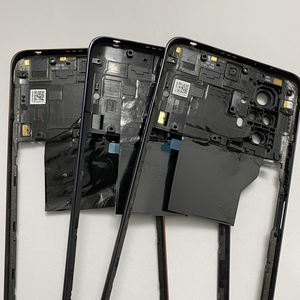 Cadre d'écran LCD de téléphone portable <span class=keywords><strong>pour</strong></span> Xiaomi <span class=keywords><strong>Redmi</strong></span> <span class=keywords><strong>Note</strong></span> 10 Pro avec lentille en verre de caméra boîtier avant lunette centrale Chassi Shell Note10 - Product Image 4