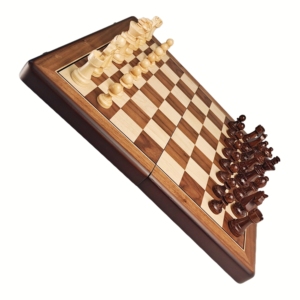 Nouveau design, jeu d'échecs magnétique en bois de luxe pliable de haute qualité de 15 pouces, boîte d'échecs pour une utilisation en intérieur par les enfants - Product Image 6