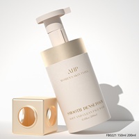 150ml 200ml Mini bouteille de pompe à Mousse en plastique étiquette de lavage du visage emballage distributeur de Mousse PET pour Gel douche