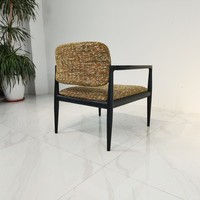 Ensemble de chaises longues confortables en bois massif faites à la main, inclinables, ergonomiques, pour l'extérieur, la salle à manger, le salon, meubles minimalistes