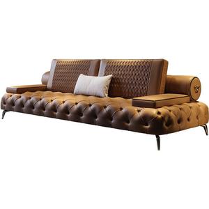 Canapés modernes pour PDG, salle de réception, <span class=keywords><strong>canapé</strong></span> de bureau, meubles, <span class=keywords><strong>canapé</strong></span> lounge en cuir, <span class=keywords><strong>canapé</strong></span> 3 places, ensemble de canapés de luxe, <span class=keywords><strong>canapé</strong></span> modulaire sectionnel - Product Image 5