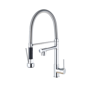Пружинный двухсторонний кухонный кран с выдвижным распылителем - Product Image 1