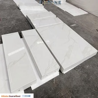 Marches d'escalier en marbre blanc naturel moderne pour intérieur, antidérapantes, de Foshan – Fournisseurs de dalles et de pierres de marche