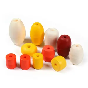 Flotteur de pêche rond en PVC marin coloré, flotteur de filet à branchies coulissant, flotteur commercial, flotteur de pêche - Product Image 1