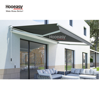 Auvents rétractables en aluminium pour applications commerciales et résidentielles Hooeasy, pare-soleil imperméable, auvent à cassette pliable pour toit