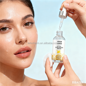 Private Label Collageen Vochtvuller Fabriek: Op maat gemaakte <span class=keywords><strong>OEM</strong></span>/ODM huidverzorgingsserum met glycerine & squalane - Product Image 6