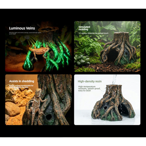 Trepando por las raíces luminosas de los árboles, escapa del lagarto doméstico, del camaleón guardián, de <span class=keywords><strong>la</strong></span> araña y de <span class=keywords><strong>la</strong></span> serpiente en el tanque. - Product Image 6