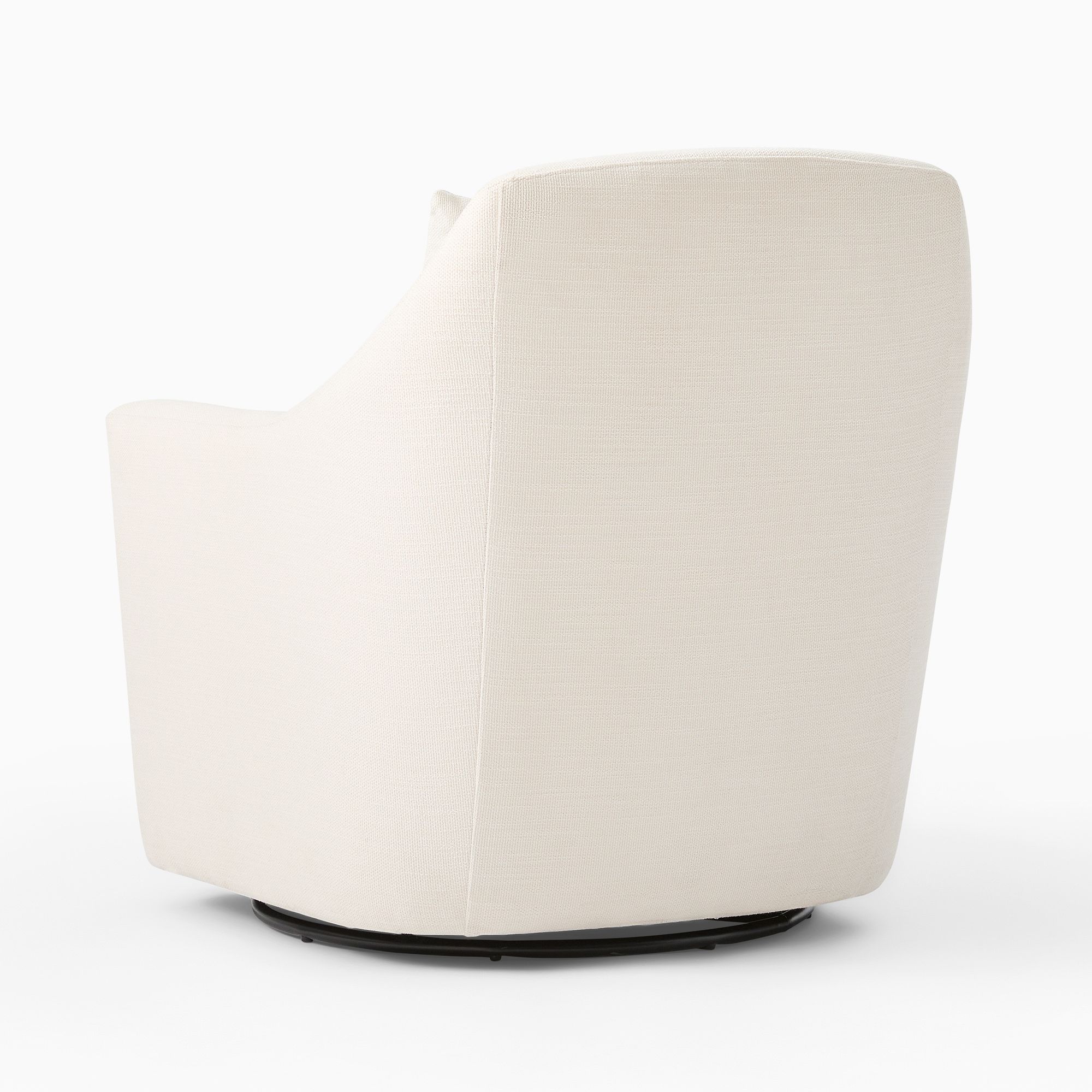 Hot Selling Modern White Fabric Lounge Chair Style Swivel Arm Living Room Single Sofa Chairs