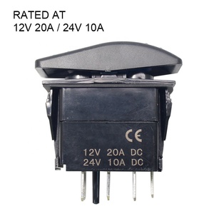 สวิตช์โยกกันน้ำแบบ LED สำหรับรถยนต์ เรือ และยานยนต์ทางทะเล 12V 24V ยี่ห้อ Carling พร้อมสัญลักษณ์แบบกำหนดเอง Dpdt - Product Image 3