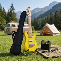 Kit de guitare électrique pour enfants débutants, taille mini, instrument de musique avec amplificateur et accessoires pour enfants