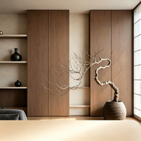 Porte sur mesure en bois massif, armoire murale, plinthe, meuble de salon, mobilier de salon