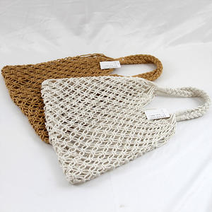 Tren Baru 2023 Diskon Besar-besaran Pabrik Murah Penjualan Langsung Mode Alami Kertas Jerami Dapat Dilipat Tas Tangan Lembut Tas Pantai Wanita Bagus - Product Image 3