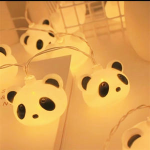 Lampe 3D pour enfants, décor créatif, <span class=keywords><strong>lune</strong></span>, cactus, panda, nouveauté, flamant rose, étoile, chapiteau, guirlande lumineuse - Product Image 2