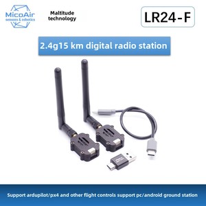 Drone radio MicoAir Mini 2.4G, transmission de données longue portée 15 km, matériau ABS, compatible avec le contrôle de vol APM/PIX, batterie incluse. - Product Image 2