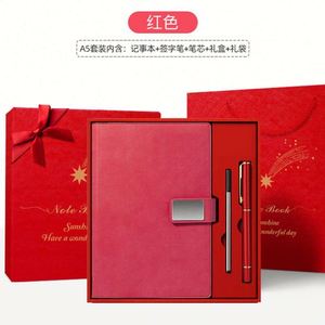 Wholesale 2026 Luxury OEM Executive Diary Notebook Design Black Brown PU Leather Hard Cover Monthly <b>Magnetic</b> Buckle Planner Pen - Product Image 6