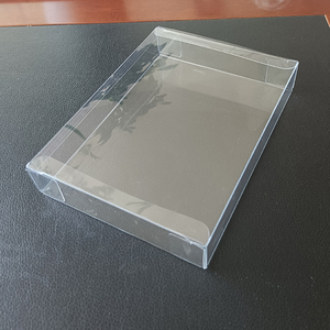 Competitive Price Customized Packing 0.3mm Thickness Stock Clear PET Plastic Packaging Box