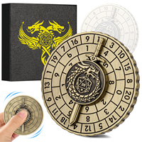 Dragon Sword Roulette Dés métalliques Jouet de décompression amusant 7-en-1 Dés du MDN avec boîte cadeau