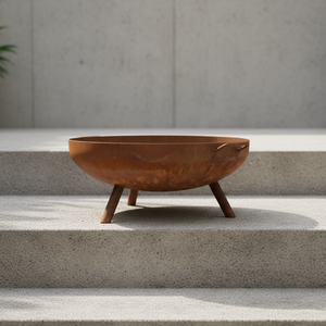 <span class=keywords><strong>Brasero</strong></span> rond personnalisé en acier au carbone/Corten pour foyer extérieur, barbecue, camping, design <span class=keywords><strong>brasero</strong></span>, résistant à la chaleur, pour bois - Product Image 1