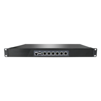Mini PC de Rack 1U con Procesador Core I3/I5/I7, 6 Puertos LAN, Wifi 5G, Servidor de Hardware Industrial, Router, Firewall Pfsense