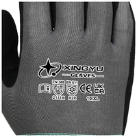 Gants XINGYU en Spandex Adamas 18 Gauge avec revêtement Nitrile Sablé, résistants aux coupures et au froid, pour entrepôt frigorifique, hiver, anti-coupure, thermiques
