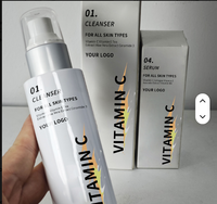 CARVENCHY Nettoyant Visage Moussant Anti-Âge Doux Sans Sulfate aux Acides Aminés, Éclaircissant à la Vitamine C et à l'Acide Ascorbique