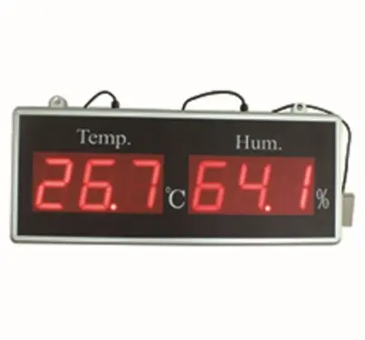Tekanan diferensial kelembaban suhu THD dengan layar tampilan keluaran/relai