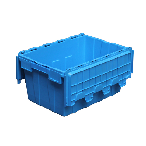 PP Large Nestable and Stackable Plastic Turnover Packaging Logistic Moving Tote Box for Storage