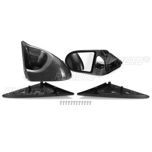 Un Par de Retrovisores Laterales Manuales Ajustables para Automóvil, para Honda Civic EG 2 Puertas 1992-1995, Aspecto de Fibra de Carbono/Negro - Product Image 6